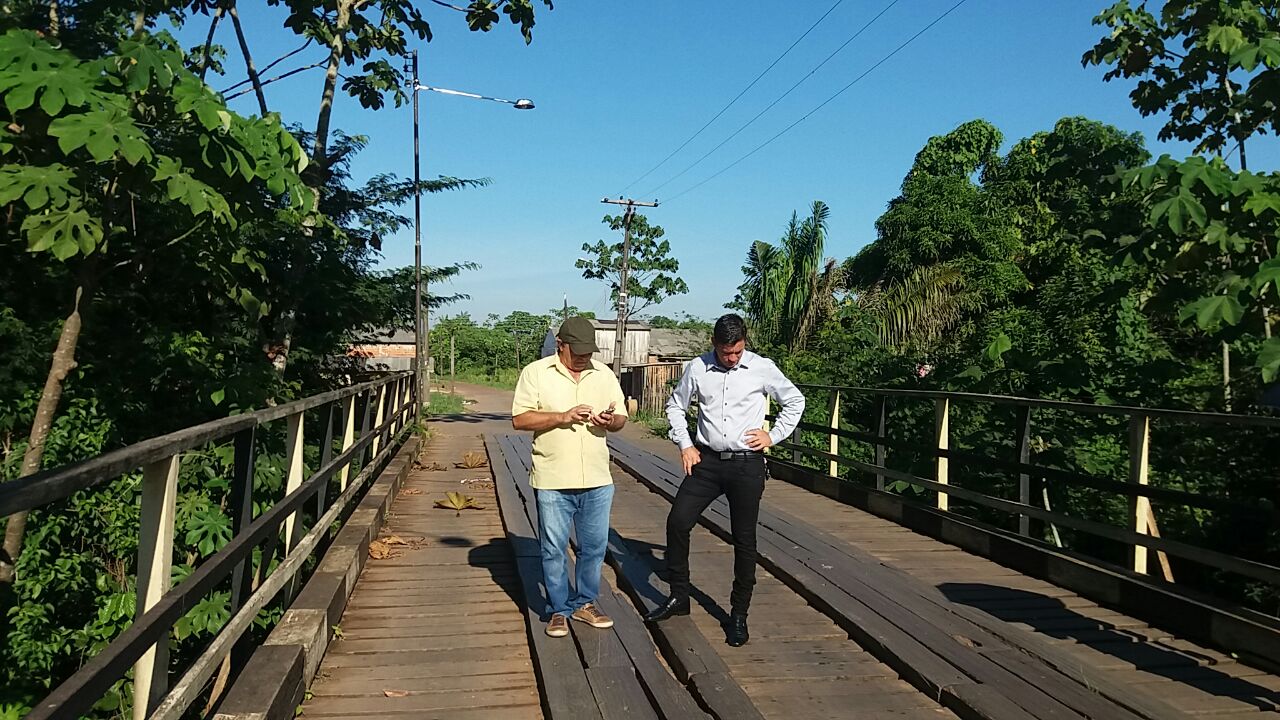 Raimundo Neném solicita reforma de ponte 