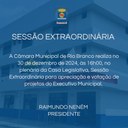 SESSÃO EXTRAORDINÁRIA