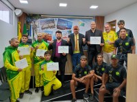 Time SUB-17 do Clube de Esporte Galvez e Federação Acreana de Kung Fu recebem Moção de Aplauso